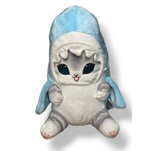 Mofusand Pastel Blue Shark Meow Big Plush Japan 11" Parade